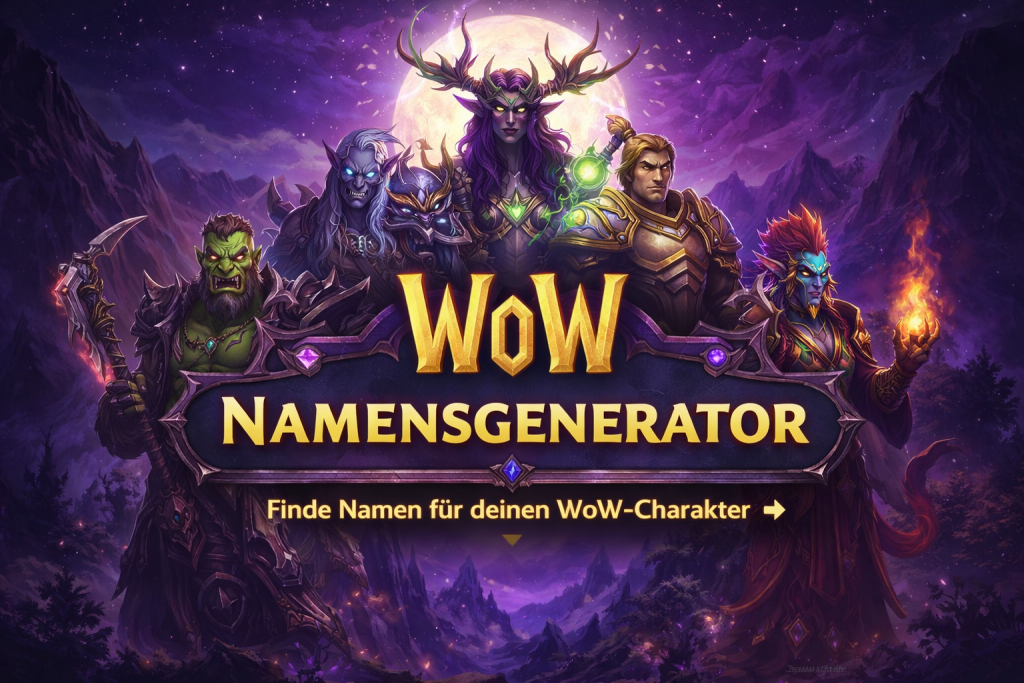 World of Warcraft Namensgenerator